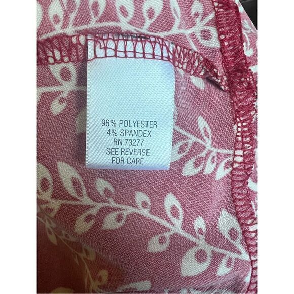 Apt. 9 stretch just past knee wrap front dress size L - Picture 4 of 6